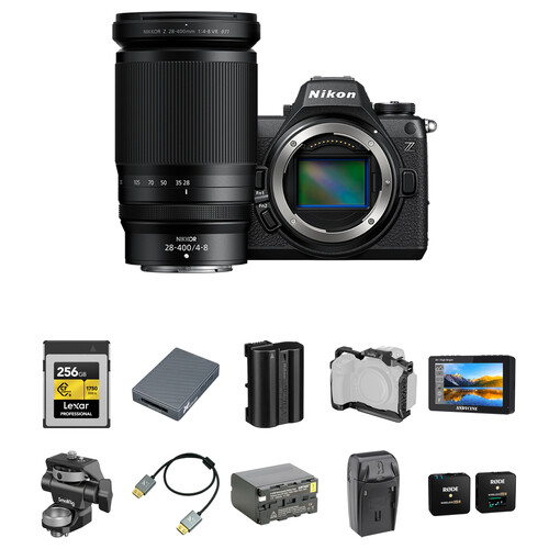 Nikon Z6 III Mirrorless Camera with 28-400mm f/4-8 Lens and Content Creation Kit