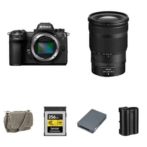 Nikon Z6 III Mirrorless Camera with 24-120mm f/4 Lens and Essentials+ Kit