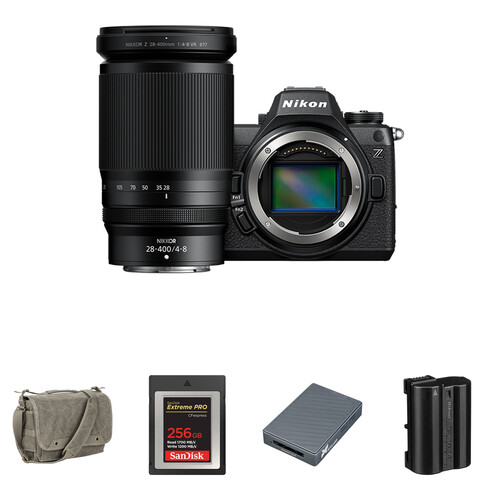 Nikon Z6 III Mirrorless Camera with 28-400mm f/4-8 Lens and Essentials+ Kit