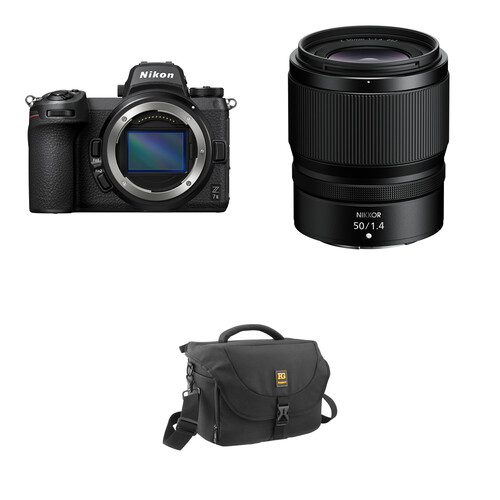 Nikon Z7 II Mirrorless Camera with 50mm f/1.4 Lens and Basic Bundle