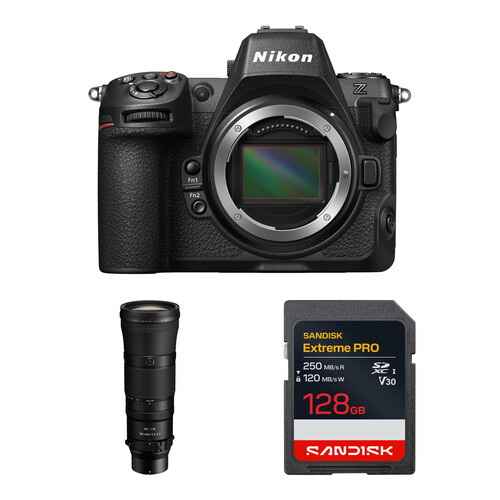 Nikon Z8 Mirrorless Camera with 180-600mm f/5.6-6.3 Lens and Basic Bundle