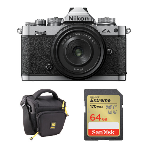 Nikon Zfc Mirrorless Camera with 28mm f/2.8 Lens and Basic