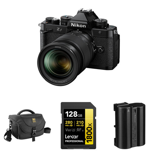 Nikon Zf Mirrorless Camera with 24-70mm f/4 Lens and Essentials+ Kit