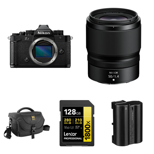Nikon Zf Mirrorless Camera with 50mm f/1.4 Lens and Essentials+ Kit