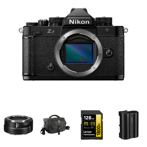 Nikon Zf Mirrorless Camera with FTZ II Mount Adapter and Essentials+ Kit