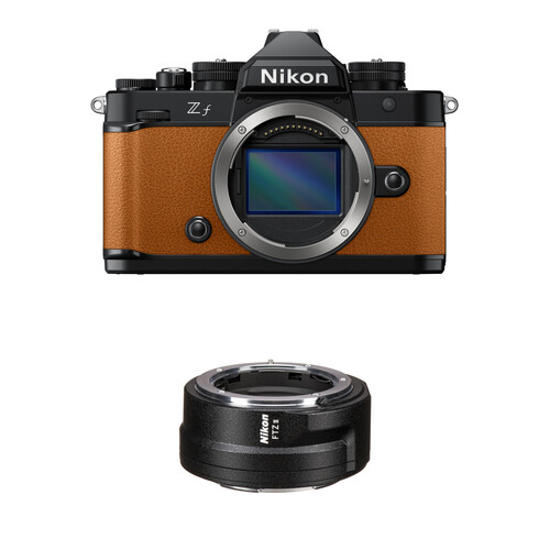 Nikon Zf Mirrorless Camera with FTZ II Mount Adapter Kit (Orange)