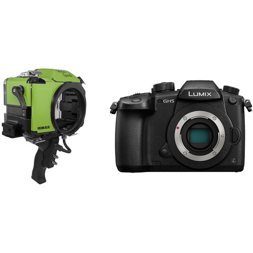 Nimar Water Sports Housing and Panasonic Lumix DC-GH5 Mirrorless Camera Body Kit