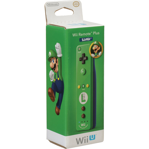 Nintendo Wii Remote Plus Controller for Wii & Wii U (Luigi Green)