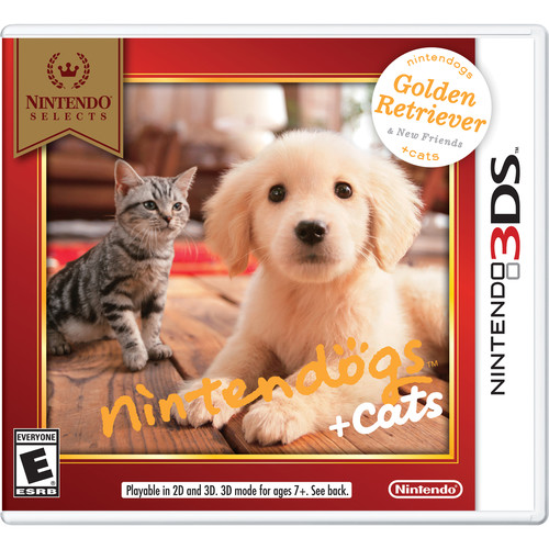 Nintendo Selects: nintendogs + cats: Golden Retriever & New Friends (Nintendo 3DS)
