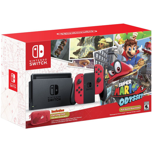 Nintendo Switch Super Mario Odyssey セット Nintendo Switch Super Mario Odyssey Edition HACSKADLC B&H Photo