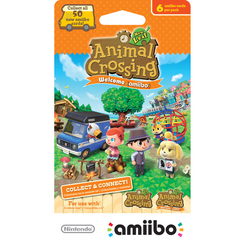 【新品未開封品】Switch　実況パワフル amiibカード 特典5枚セット Nintendo Animal Crossing: New Leaf Welcome amiibo Cards NVLEME6A