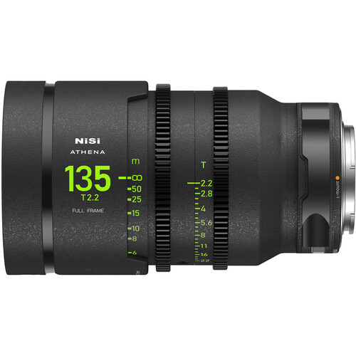 NiSi ATHENA PRIME 135mm T2.2 Full-Frame Lens (Leica L, Drop-In Filter Mount)