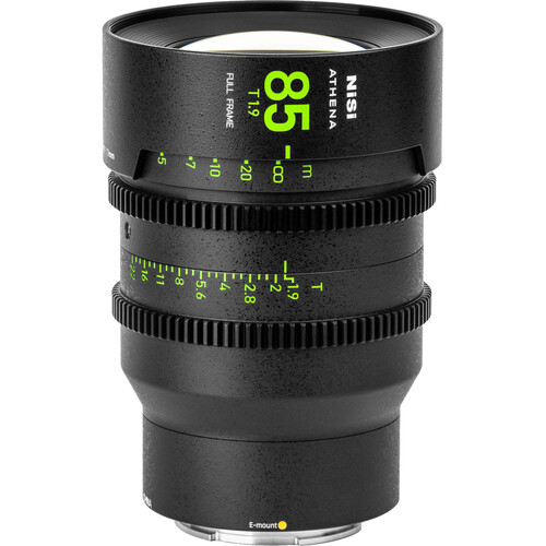 Nisi Athena prime 85mm T1.9 Sony Eマウント NiSi ATHENA PRIME 85mm T1.9 Full-Frame Lens NIC-ATH-85E-NF B&H
