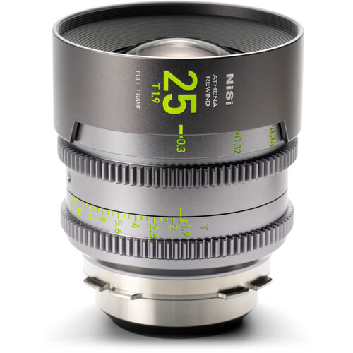 NiSi ATHENA PRIME Rewind 25mm T1.9 Full-Frame Cinema Lens (ARRI PL)