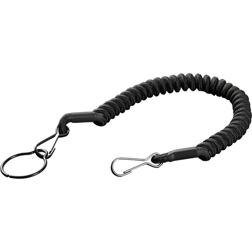 Nitecore NTL10 Coiled Tactical Flashlight Lanyard (Black)
