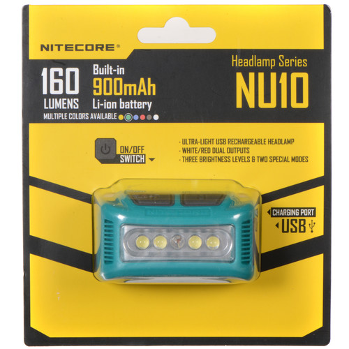 Nitecore NU10 Headlamp (Green)