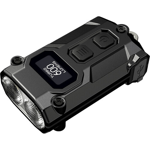 thumbnail image 2 of Nitecore TINI 3 Keychain Flashlight – 600 Lumens, Multi-Color, Rechargeable – Black, IP54 Water Resistant – Includes Battery 2 of 5