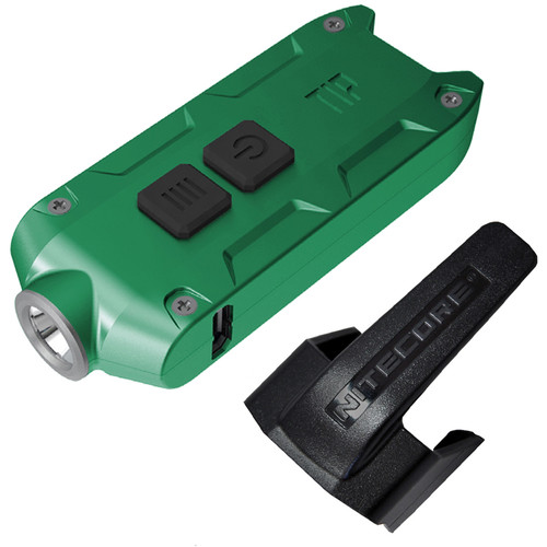 Nitecore TIP 2017 Rechargeable Metal Keyring Flashlight (Green)