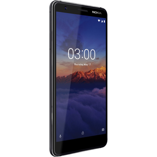 Nokia 3.1 Dual-SIM 16GB Smartphone (Unlocked, Black/Chrome)