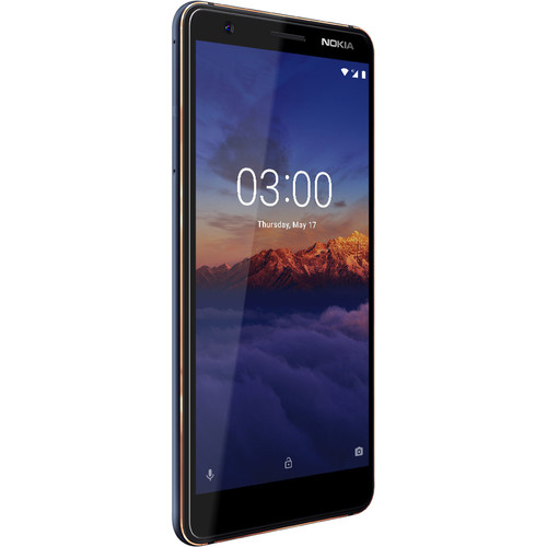 Nokia 3.1 Dual-SIM 16GB Smartphone (Unlocked, Blue/Copper)
