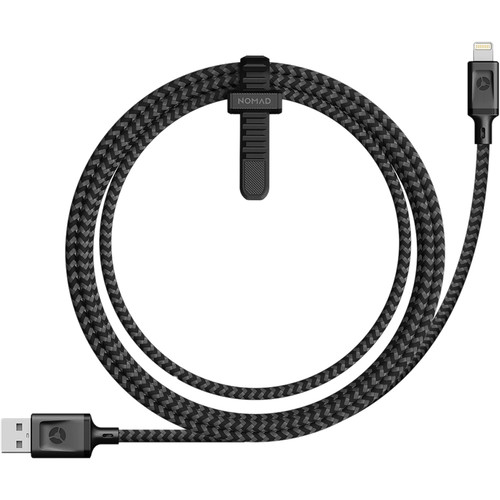Nomad Lightning Cable for iPhone 5-7/7Plus, iPad (4th Generation +), iPad Mini, & iPod Touch (9.8')