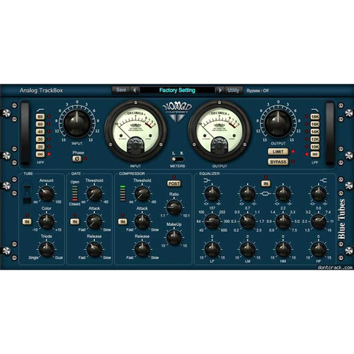 Nomad Blue Tubes Analog TrackBox Vintage-Style Channel-Strip Plug-In (Download)