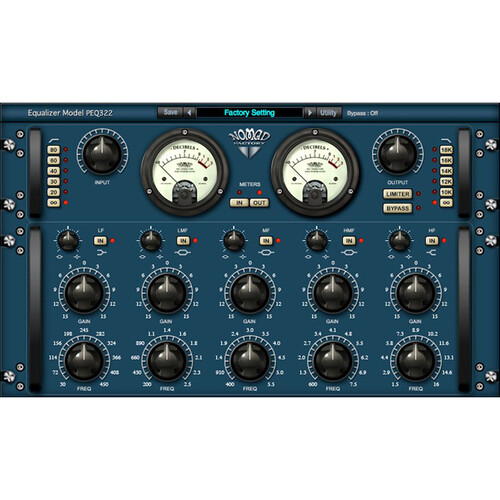 Nomad Blue Tubes Equalizer PEQ322 Plug-In (Download)