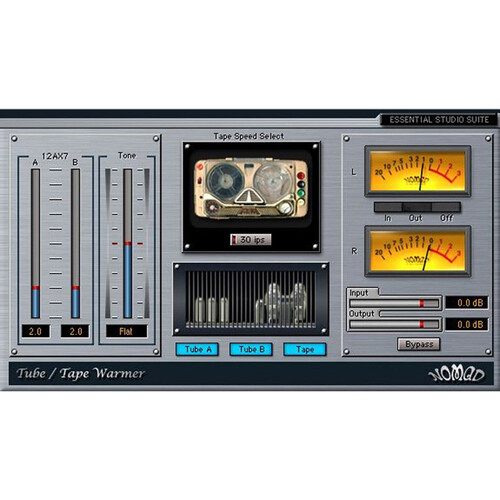 Nomad E TubeTape Warmer Tube and Tape Analog Saturator Plug-In (Download)