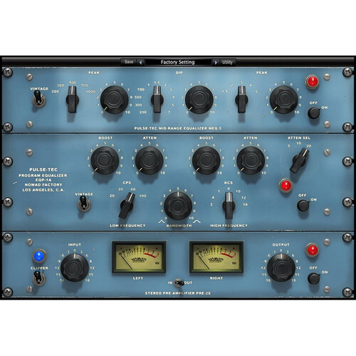 Nomad Pulse-Tec EQs Pultec-EQ Emulation Software (Download)