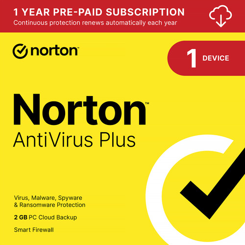 Norton AntiVirus Plus (1 Device, 1-Year Subscription)