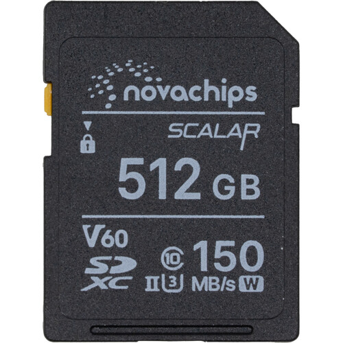 Novachips 512GB Scalar UHS-II SDXC Memory Card