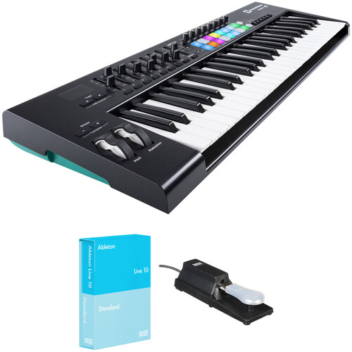 Novation Launchkey MK2 49-Key Controller Performance Kit with Ableton Live Standard and Pedal