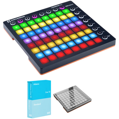 Novation Launchpad Controller MK2 Kit with Ableton Live Standard and Decksaver Cover