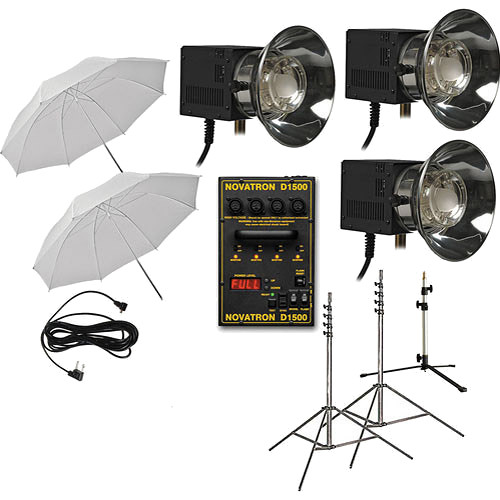 Novatron D1500 Starter Kit with 3 Fan-Cooled Heads