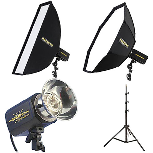 Novatron M150 2-Monolight Kit with 2 Soft Boxes