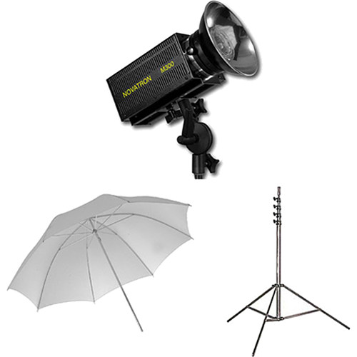 Novatron M300 2-Monolight Kit with Umbrellas