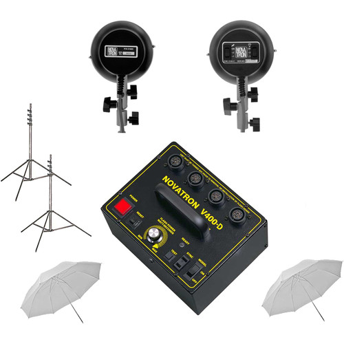 Novatron V400-D Mini-Pro 2-Light Kit (120 VAC)