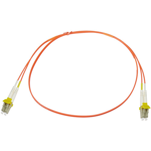 NTW net-Lock LC/LC Fiber Patch Cable OM2 Multimode 50/125 (3.3', Orange)