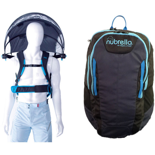 Nubrella Hands-Free Umbrella with Backpack Kit
