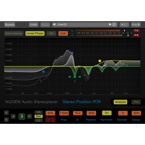 NuGen Audio Stereoplacer Frequency Specific Panoramic Placement Plug-In (Standard)