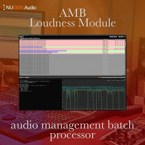NuGen Audio AMB Loudness Module - Loudness Batch-Processing Software (Download)