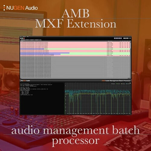 NuGen Audio AMB MXF Extension Module - Native Processing of PCM Audio in MXF Wrappers (Download)