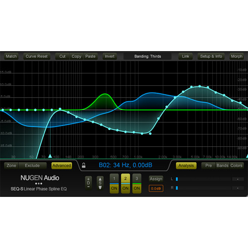 NuGen Audio SEQ-S Surround EQ Plug-In (Upgrade from SEQ-ST)
