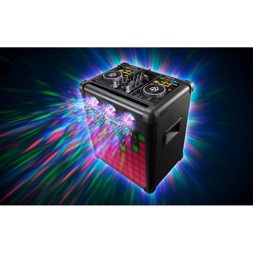Numark Party Mix Pro - DJ Controller with Built-In Light Show & Portable Speaker