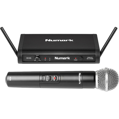 Numark WS100 Digital Handheld Wireless Microphone System (Blue: 915.5 MHz)