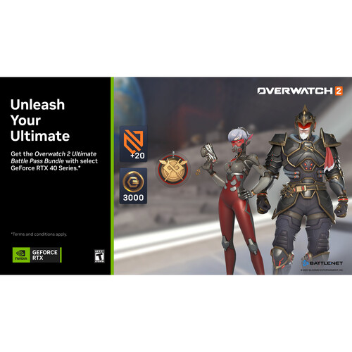 NVIDIA Overwatch 2 Ultimate Battle Pass GeForce RTX 40 Series Bundle