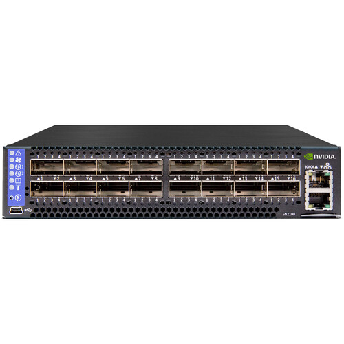 NVIDIA Networking Spectrum MSN2100-CB2F 16-Port 100GbE Unmanaged Switch
