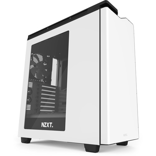 NZXT H440 Mid-Tower 2015 Case (Glossy White and Black, Windowed)