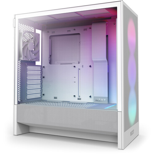 NZXT H5 Flow RGB Mid-Tower Case (White)