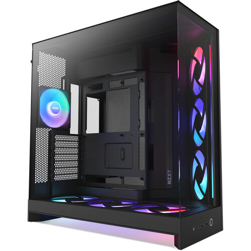 NZXT H9 Flow RGB+ Mid-Tower Case (Black)